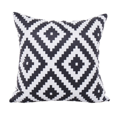 

Striped Pillowcase Cross Pattern Pillow Cover Geometric Digital Print Cushion Cover Home Textile dakimakura