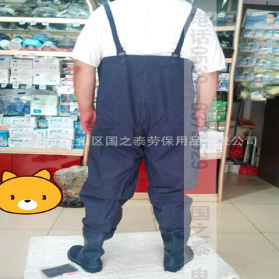 

Batch Yongting brand high-grade rubber&plastic wear fishing clothing conjoined water pants catching&filling labor insuranc