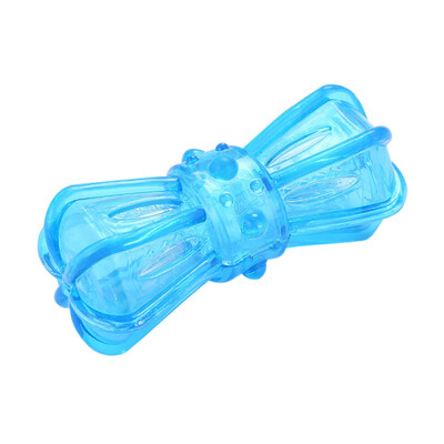 

Dog TPR Leak Food Puzzle Toy Pet Interactive Squeak Chew Molar Toy For Teeth Cleaning
