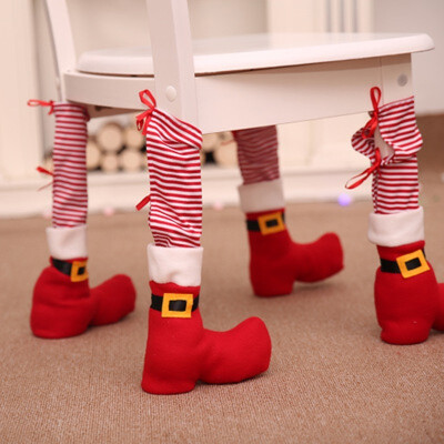 

Christmas Decoration Supplies Christmas Table Foot Cover Home Dressing Table Cha