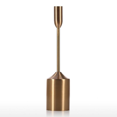 

Candlestick with Long Pole 6 Metal Pillar Candlelight Dinner Ideal Candleholder Table Ornament Wedding Decoration