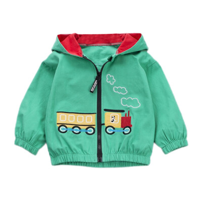 

Baby Boy Clothes jacket for boys Outerwear Cartoon Print Casual Hoodie Zipper Sweatshirt Kids Coat Outfits Tops New