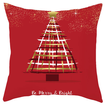 

Siaonvr Christmas Elk Santa Claus Pillow Case Sofa Car Throw Cushion Covers Home Decor