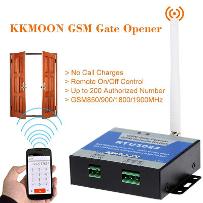 

Electronic Home Safety Accessories KKMOON GSM Door Gate Opener Remote OnOff Switch Free Call SMS Command NeUe L0W3