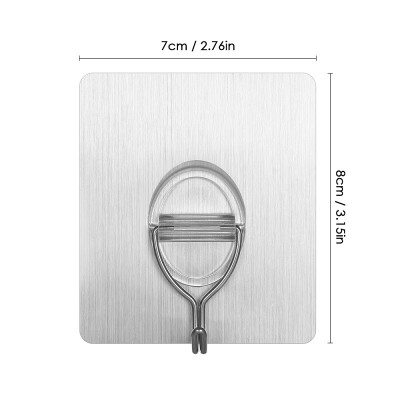 

Hook Wall Hook Sticky Hook Traceless Hook Wall-mounted Sticky Hook Single Hook Hook with Back Adhesive