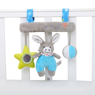 

Tailored Baby Music Baby Rattle Plush Teether Baby Carriage Hanging Bell Toy Doll