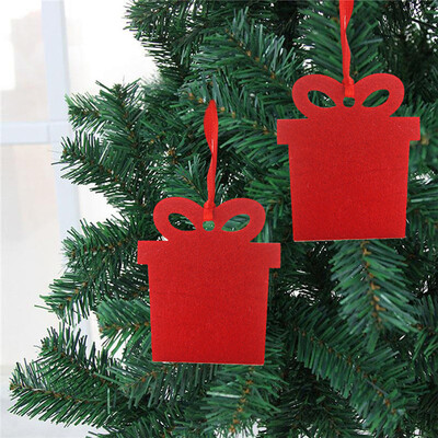 

Tailored 10pcs Christmas Tree Cloth Snowflake Elk Hanging Pendant DIY Home Decor Supply