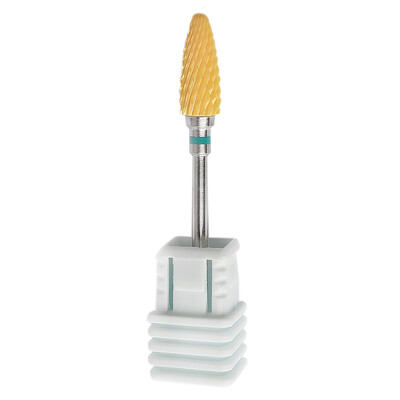 

Gobestart 1PC Yellow Nano Coated Carbide Nail Drill Bit Gel Remove Polishing Manicure Tool