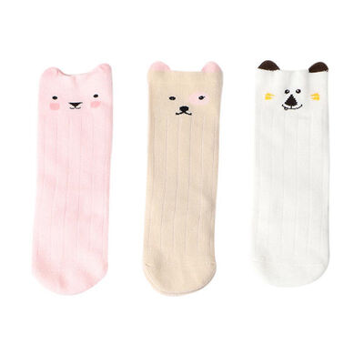

3 Pairlot cute Baby Socks Cotton Kids Girls Boys Children Socks For 0-3 Year autumn winter New infant toddler Kids Socks