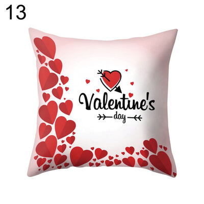 

Romantic Love Heart Letter Pillow Case Cushion Cover Sofa Bed Car Office Decor