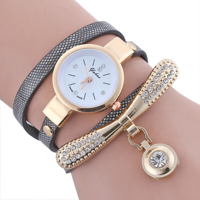 

Yakoo Women Rhinestone Lady Dress Diamond Luxury Bracelet Wristwatch