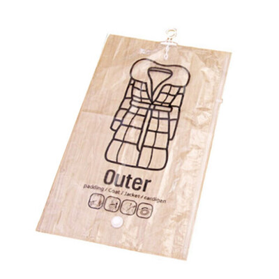 

Hanging Vacuum Bag For Clothes Folding Transparent Border Compression Pouch Sealed Storage Bags Save Space