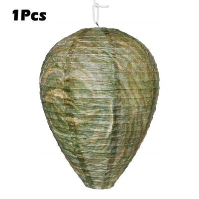 

Gobestart 2PCS Wasp Deterrent Yellowjackets Bee Hornets Fake Wasp Nest Simulated Deterrent