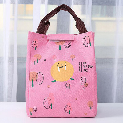 

〖Follure〗Portable Lunch Bag Tote Picnic Insulated Cooler Zipper Organizer Lunch Box