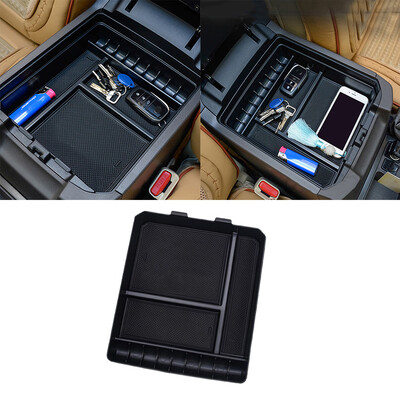 

Black Armrest Console Storage Box Replacement For Toyota Land Cruiser Prado 120