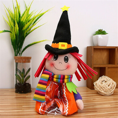 

Siaonvr Halloween Kids Dress Up Toy Halloween Witch Candy Zip Bag