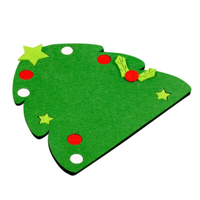 

New Christmas Mat Water Crystal Restaurant Table Mat Home Furniture Restaurant Dining Table Mats Christmas Decorations