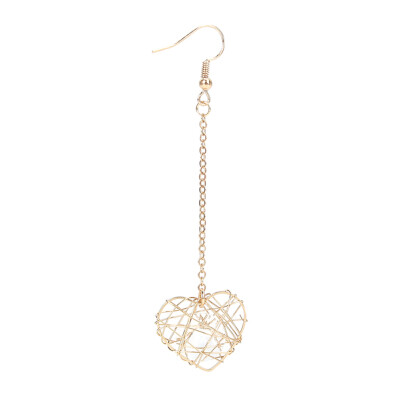 

Hollow Heart Earrings for Women Charming Metal Gold Color Earrings Simple Design Jewelry Wedding Earrings For Female