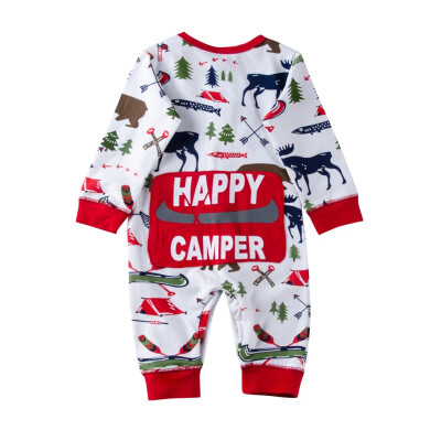 

Autumn Baby Boy Girl Casual Cartoon Animal Print Romper Infant Long Sleeve Jumpsuit Costumes