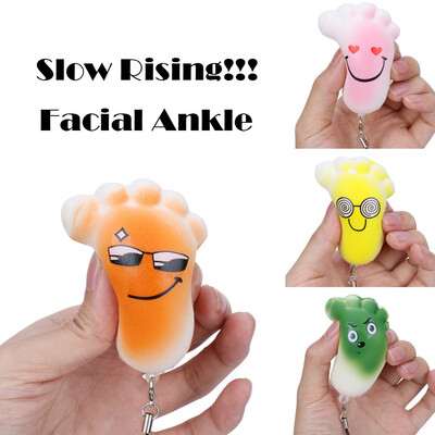 

YIWULA6PC Random Facial Ankle Slow Rising Collection Squeeze Stress Reliever Toy