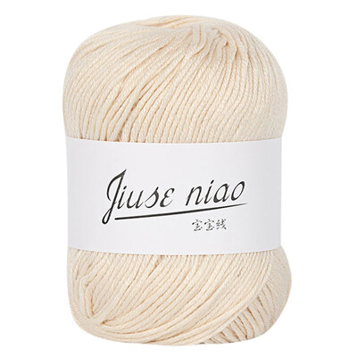 

Toponeto 1PC 50g Chunky Colorful Hand Knitting Baby Milk Cotton Crochet Knitwear Wool A