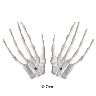 

2Pcs Halloween Hand Skeleton Decoration Unique Hand Skeleton Decoration For Haunted House Halloween