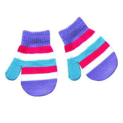 

New Winter Infant Baby Cute Multicolor Print Hot Girls Boys Winter Warm Gloves
