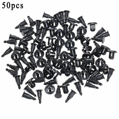 

Black Front Bumper Nylon Retainer Push Type Clip Fastener Replacement For Honda