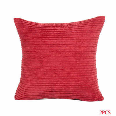 

Solid Corduroy Car Pillow Case Quadrate Pillowslip Cushion Cover Throw Pillowcase Car Sofa Bed Drawing Living Room Decor