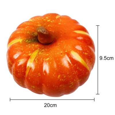 

Halloween Artificial Pumpkins Lifelike Foam Fruit Vegetable Fall Harvest Halloween Thanksgiving Home House Kitchen Decorations