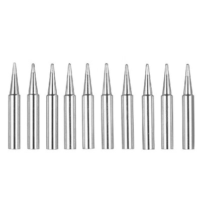 

10PCS Soldering Iron Tips Replacement Solder Tip Lead-free Screwdriver Iron Tip 900M-T-B for Hakko 936 907 Soldering Rework Statio