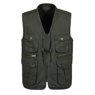 

Fishing Vest Multi Pockets Quick Drying Jacket Lightweight For Hiking Camping