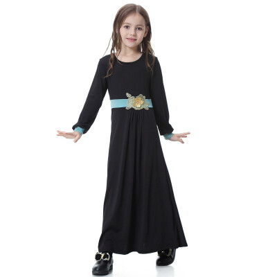 

Muslim Baby Girl Clothes Kids Dresses For Girls 2018 Muslim Hui Baby Girls Dress Fashion Lace Dress kids Clothes