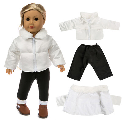 

〖Follure〗Cute Clothes Down Jacket For 18 Inch American Boy Doll Accessory Girl Toy