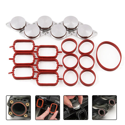 

6x33MM Diesel Swirl Flap Blank Repair Delete Removal Kit For BMW Previous M57 US
