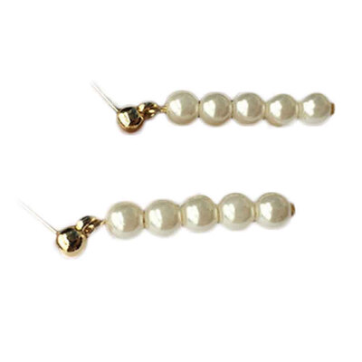 

Alloy Imitation Pearl Strip Ear Nail Fine Needle Imitation Pearl Earrings