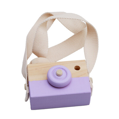 

Wooden Camera Handmade Toys Cute Children Handmade Creative Camera Decorative Ornaments Toy Pendant