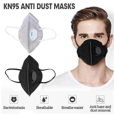 

KN95 Activated Carbon Dust Mask with Valve Washable Dust Mask Respirator Reusable Anti Pollution Air Face Masks