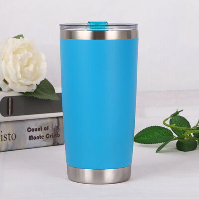 

Stainless Steel Double Wall Insulated Thermal Travel Coffee Mug Cup 20oz600ml