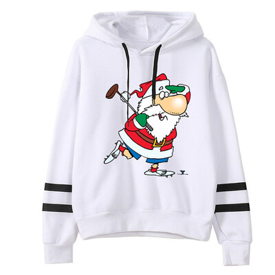 

Tailored Women Christmas Print Hooded Long Sleeves Sweatshirt Hooded Pullover Tops Shirt
