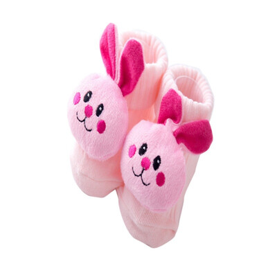 

0-4T Non-slip Cotton Infant Baby Socks Kids Floor Socks Cartoon Doll Socks Baby Girls Boys Soft Cute Boots