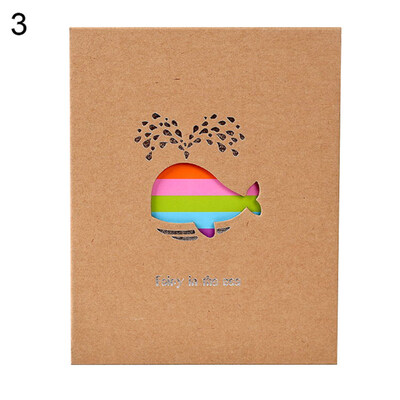 

100 Pages Soft Colorful Animal Family Baby Photo Storage Holder Album Decor