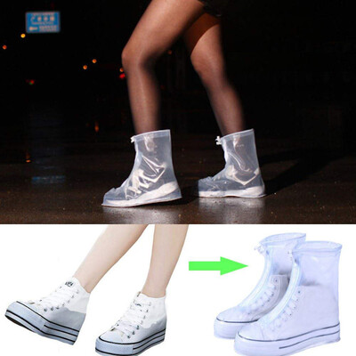 

JPGIF New Rain Shoes Boots Covers Overshoes Galoshes Travel for Men Women Kids