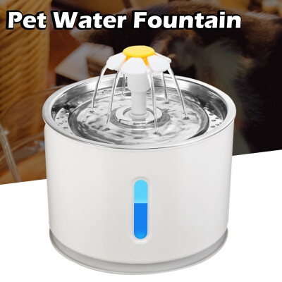 

2020 New 24L Automatic USB LED Electric Pet Water Fountain CatDog Drinking Dispenser