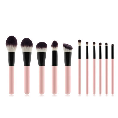 

11 Pcs Set Soft Makeup Brush Set Loose Powder Foundation Brush Eyeshadow Lip Blush Brush Set Makeup Tools Maquiagem