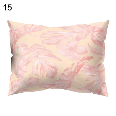 

Circle Flower Fruit Pillow Cover Cushion Case Home Car Sofa Bedroom Hotel Decor