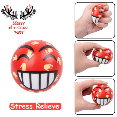 

〖Follure〗Lovely Christmas Present Happy Ball Elasticity Rising Kids Squeeze Toys