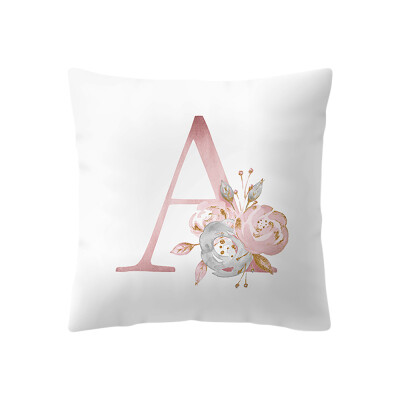 

JPGIF 45x45 cm Kids Room Decoration Letter Pillow English Alphabet Pillowcases