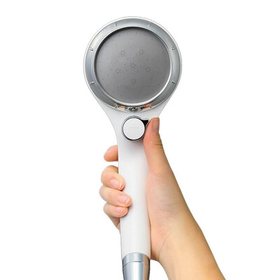 

Hand Switch Handheld Pressure Boost Shower Head Water Saving Flow Rate Regulator Stop Valve Sprinklers Bathroom
