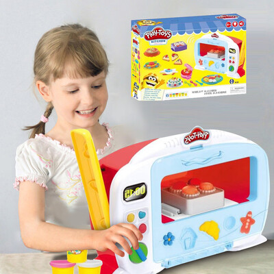 

YIWULAMagic wheat mud kitchen IY Simulate Microwave Oven Maker Kitchen Pretend TOY